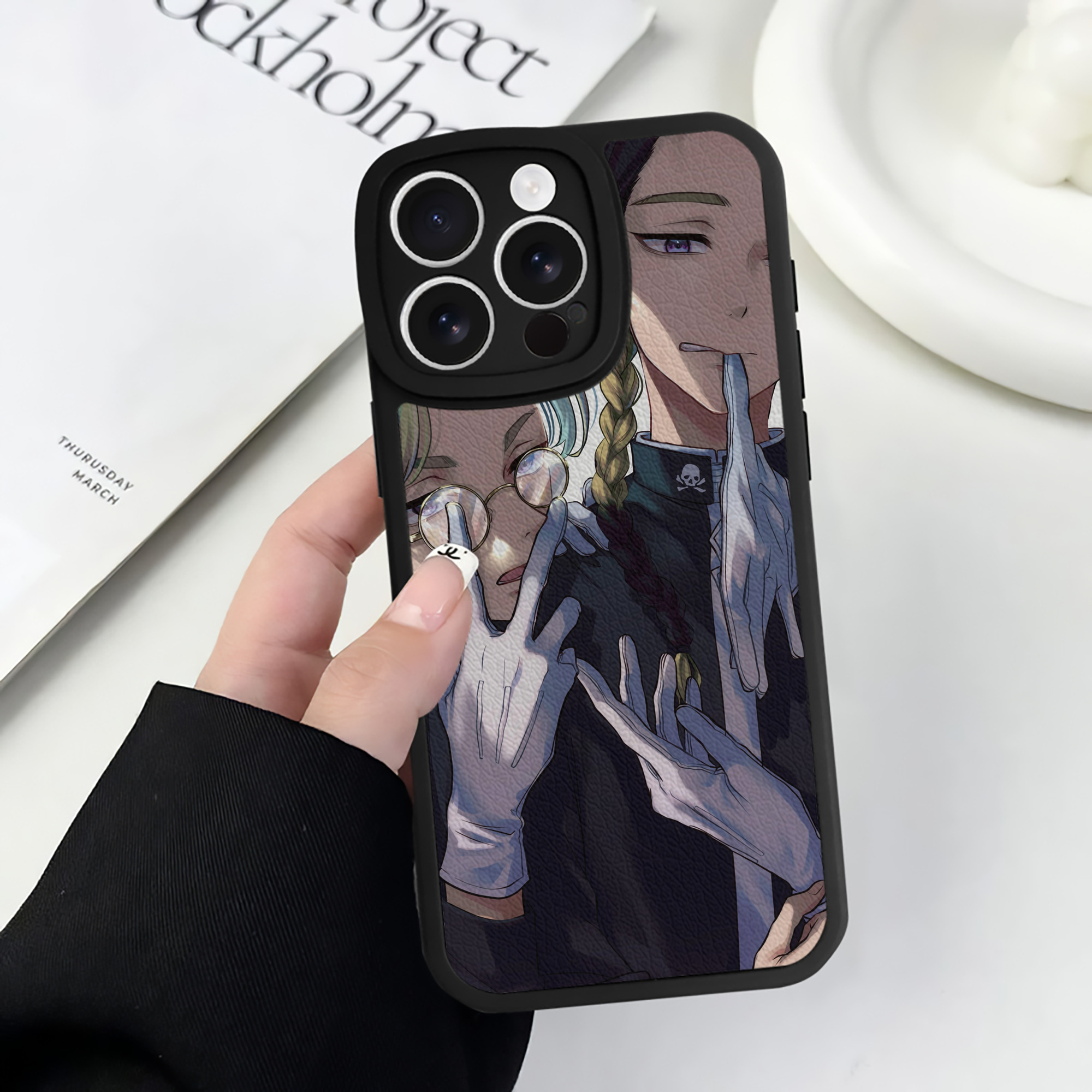 （画像用） 東京リベンジャーズ Tokyo Revengers 【iPhone 16シリーズ対応】シリコンスマホケース（レザー調） 材質：シリコン
